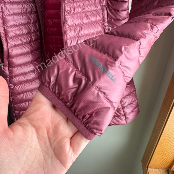 Patagonia Lightweight Fiona Parka Small Oxblood Red 600-fill down Windproof S - Picture 5 of 15